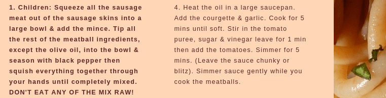 Spaghetti & meatballs