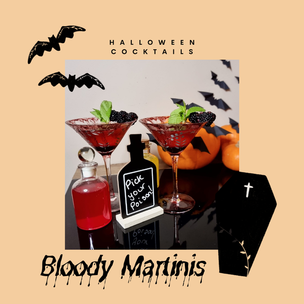 Bloody Martini's - A Halloween Cocktail!