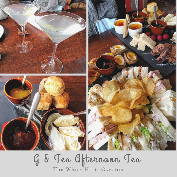 G & Tea Afternoon Tea! The White Hart, Overton.