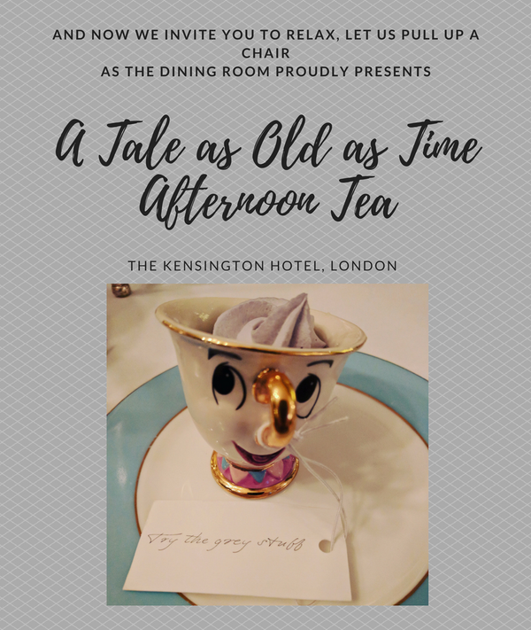 Tale as Old as Time Afternoon Tea: London